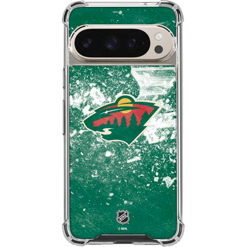 NHL Minnesota Wild Frozen Pixel 9/9 Pro Clear Case